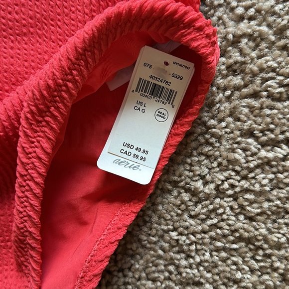 Red One-Piece Swimsuit Aerie - Picture 3 of 4